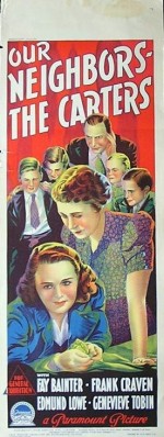 Our Neighbors - The Carters (1939) afişi