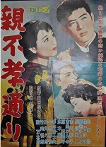 Oyafukô Dôri (1958) afişi