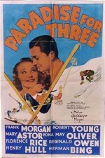 Paradise For Three (1938) afişi