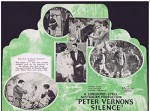 Peter Vernon's Silence (1926) afişi