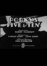 Porky's Five & Ten (1938) afişi