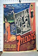 Siete Pecados (1959) afişi