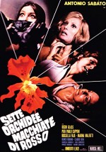 Sette Orchidee Macchiate Di Rosso (1972) afişi