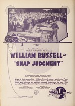 Snap Judgment (1917) afişi