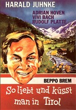 So Liebt Und Küsst Man In Tirol (1961) afişi