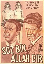 Söz Bir Allah Bir (1933) afişi