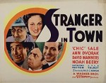 Stranger In Town (1932) afişi