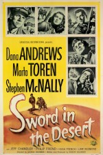 Sword in the Desert (1949) afişi