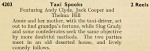 Taxi Spooks (1929) afişi