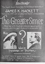 The Greater Sinner (1919) afişi