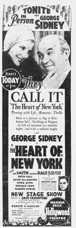 The Heart of New York (1932) afişi