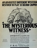 The Mysterious Witness (1923) afişi