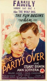 The Party's Over (1934) afişi