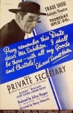 The Private Secretary (1935) afişi