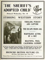 The Sheriff's Adopted Child (1912) afişi