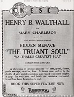 The Truant Soul (1916) afişi