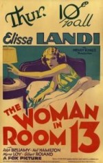 The Woman In Room 13 (1932) afişi