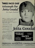 Three Faces East (1926) afişi