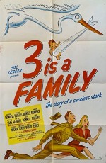 Three Is A Family (1944) afişi