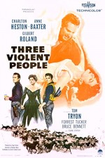 Three Violent People (1956) afişi