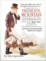 Thunder Mountain() (1925) afişi