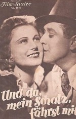 Und Du Mein Schatz Fährst Mit (1937) afişi