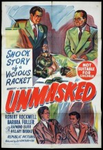 Unmasked (1950) afişi