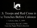 U.s. Troops And Red Cross In The Trenches Before Calcoocan [p.ı.] (1899) afişi