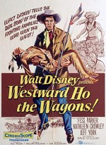 Vagonlar Batıya Doğru! (1956) afişi