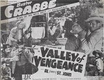 Valley Of Vengeance (1944) afişi