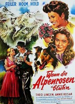 Wenn Die Alpenrosen Blüh'n (1955) afişi