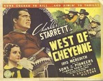 West Of Cheyenne (1938) afişi