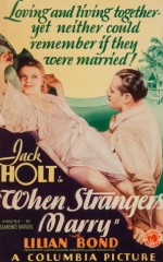 When Strangers Marry (1933) afişi