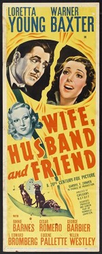 Wife, Husband And Friend (1939) afişi