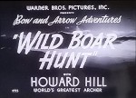 Wild Boar Hunt (1940) afişi