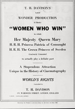 Women Who Win (1919) afişi
