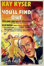 You'll Find Out (1940) afişi