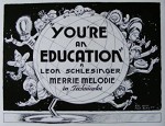 You're An Education (1938) afişi