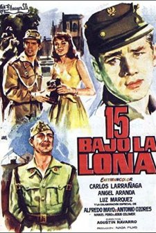 15 Bajo La Lona (1959) afişi