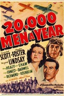 20,000 Men A Year (1939) afişi