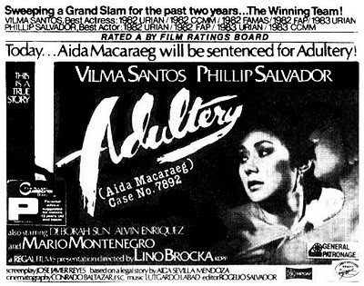 Adultery (aida Macaraeg Case No. 7892) (1984) afişi Adultery (aida Macaraeg Case No. 7892) (1984) afişi