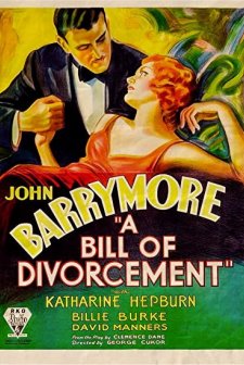 A Bill Of Divorcement (1932) afişi