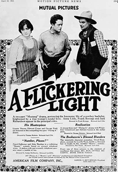 A Flickering Light (1916) afişi A Flickering Light (1916) afişi