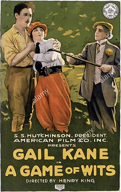A Game Of Wits (1917) afişi A Game Of Wits (1917) afişi