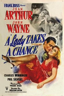 A Lady Takes A Chance (1943) afişi