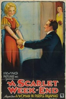 A Scarlet Week-end (1932) afişi