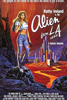 Alien from L.A. (1988) afişi