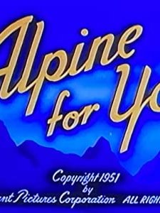 Alpine For You (1951) afişi