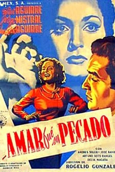 Amar Fué Su Pecado (1951) afişi