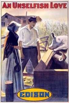 An Unselfish Love (1910) afişi